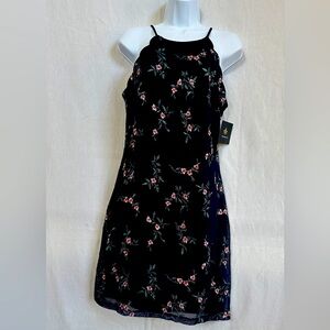 Fortune & Ivy Milla Navy Floral dress Size 12